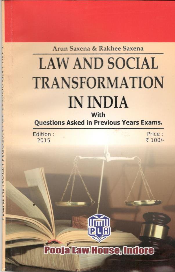  Buy Law and Social Transformation in India